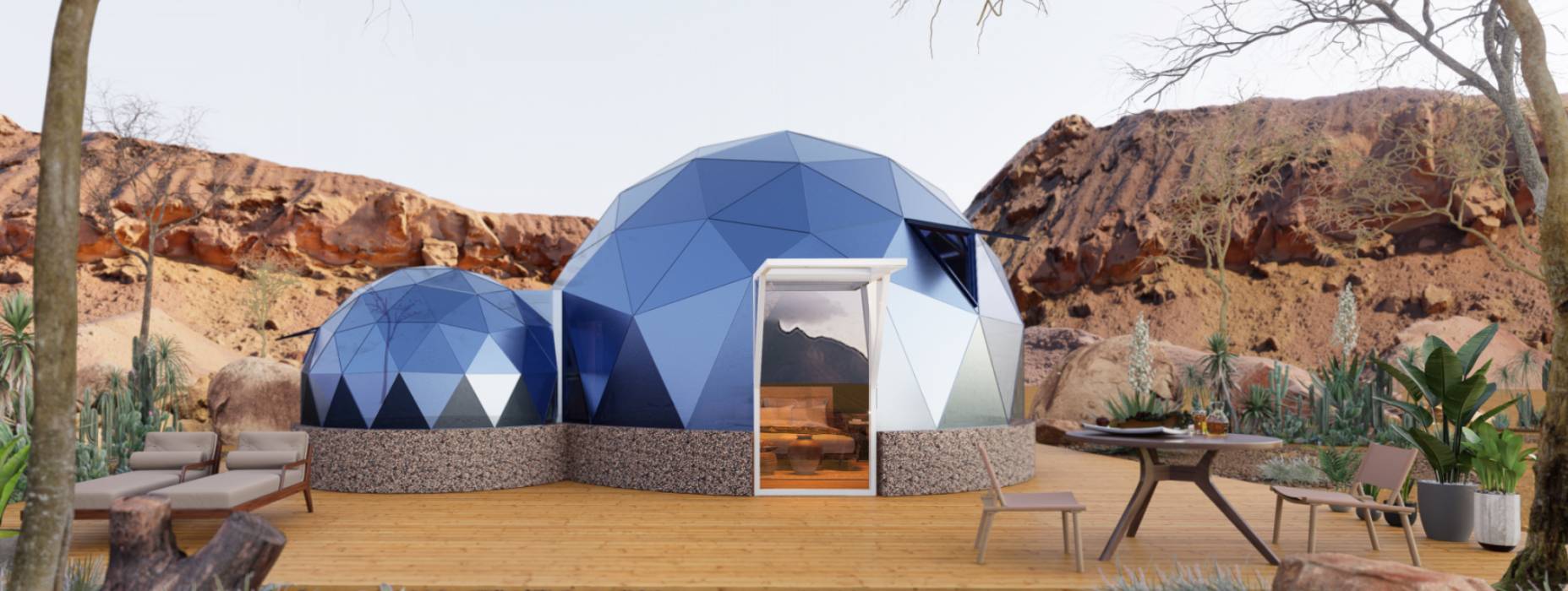 隆林县球形智能光伏玻璃星空房